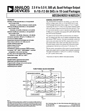 DataSheet AD5304B pdf